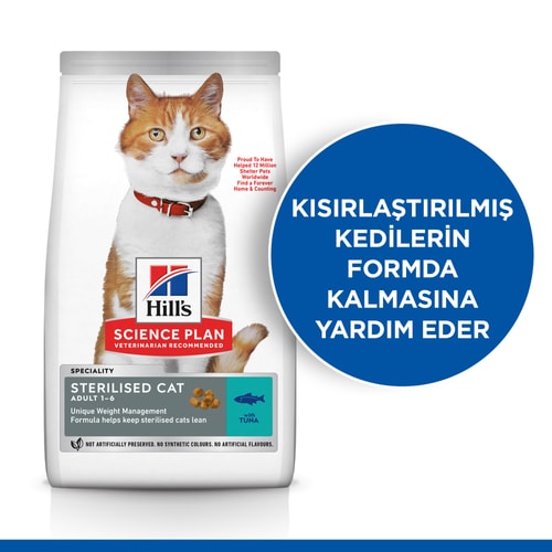 Hill's Science Plan Kısırlaştırılmış Yetişkin Kedi Maması